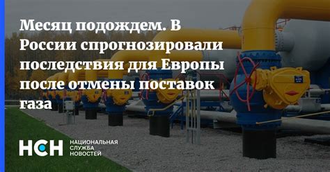 Последствия прерывания поставок для Европы