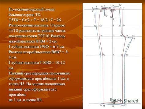 Поставить вытачки