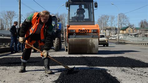 Потенциальные повреждения дорожного покрытия