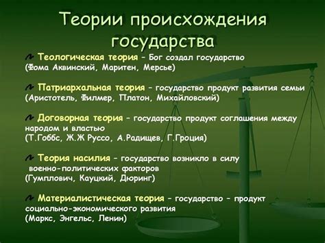 Почему возникает множество теорий происхождения государства