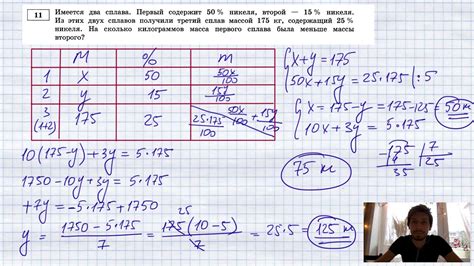 Пошаговое руководство по определению массы сплава