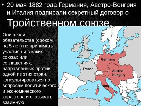 Появление и развитие тройственного союза