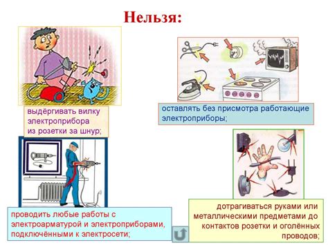 Правила безопасности при использовании электрической плиты