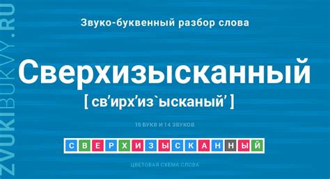 Правила написания слова "сверхизысканный"