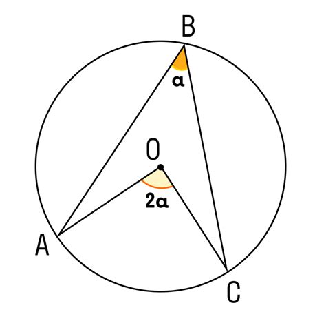 Правила нахождения центрального угла