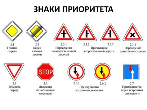 Правила приоритета для пешеходов