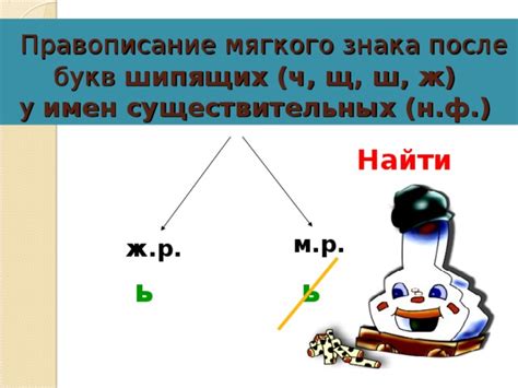 Правило использования мягкого знака после "ч"