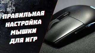 Правильная настройка сенсорной мышки