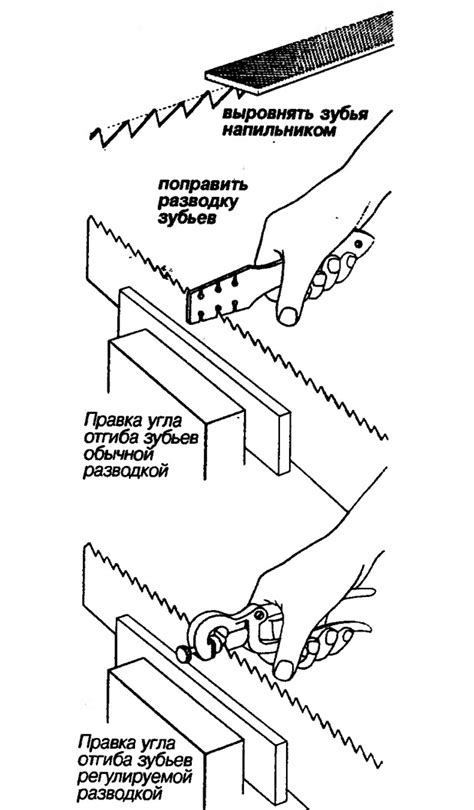 Правильная обработка и заточка лезвия пилы