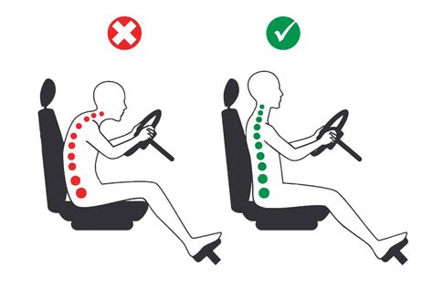Правильная позиция в автомобиле