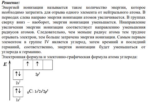 Правильное распределение внутренних элементов