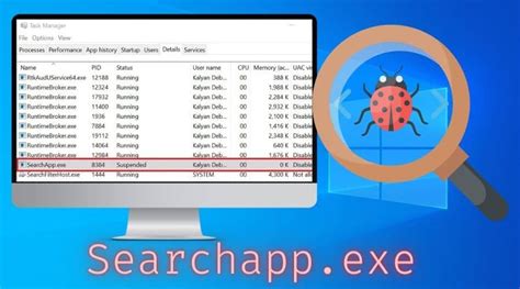 Пределанное время компьютерная программа Search app exe была широко распространена