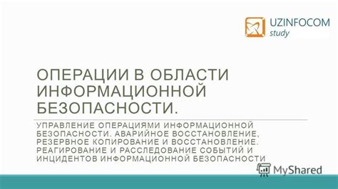 Предотвращение и реагирование на ошибки в ЦУПИСе: стратегии безопасности и аварийное восстановление