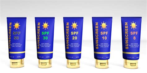 Преимущества использования SPF 15, 20 и 50