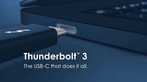 Преимущества использования Thunderbolt в ноутбуке