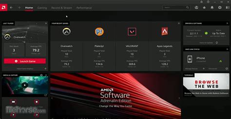 Преимущества оптимизации AMD Software