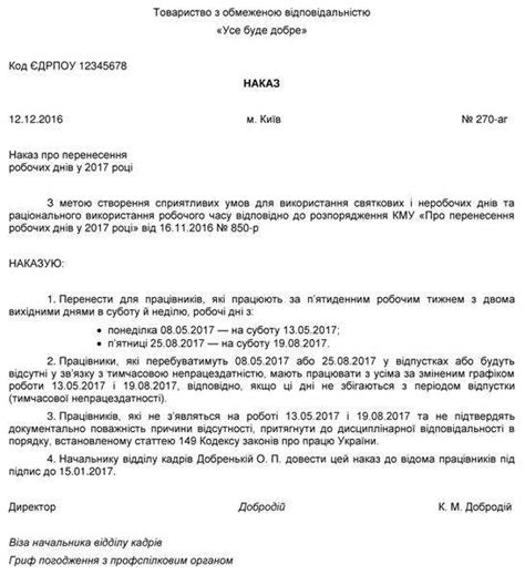 Преимущества переноса выходного дня на субботу