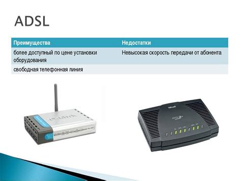 Преимущества ADSL роутера