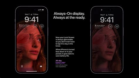 Преимущества Always On Display на iPhone 14 Pro