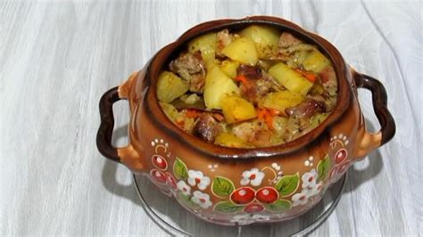 Приготовление мяса с картошкой в горшочках: пошаговый рецепт