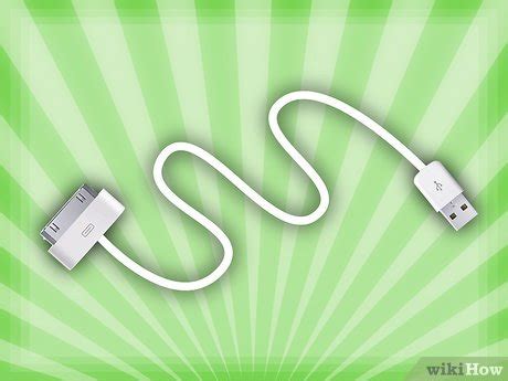 Приготовьте USB-кабель