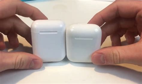 Признаки подделки кейсов AirPods 1