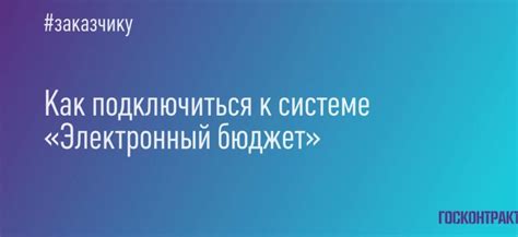 Применение ГИС электронного бюджета в государственных организациях