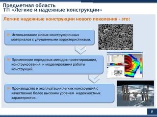 Применение легких материалов для конструкции