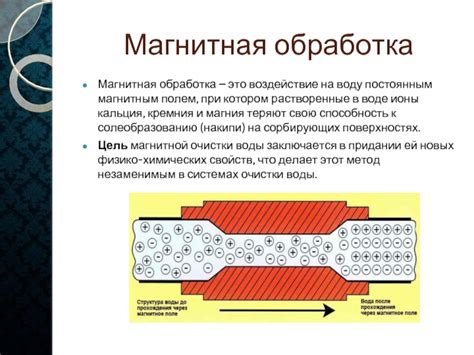 Применение магнитной очистки