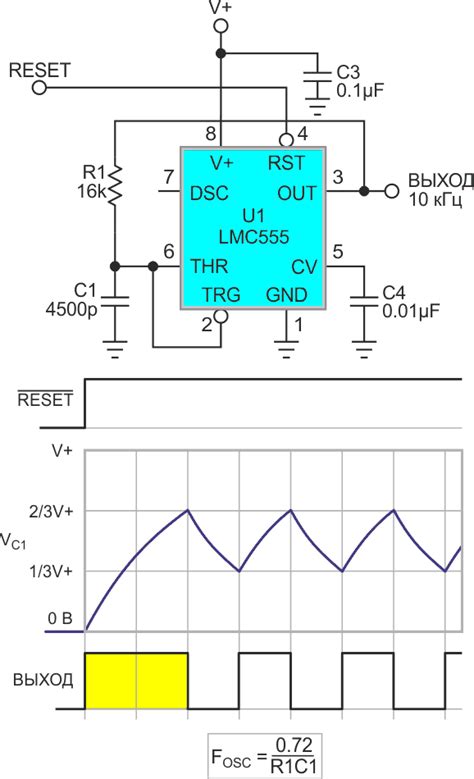 Применение микросхемы 555 в генераторах сигнала