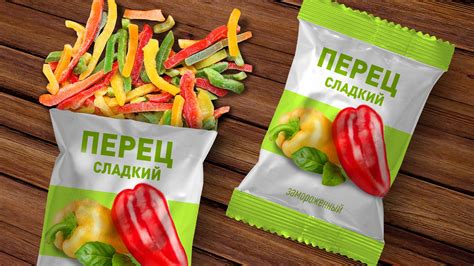 Применение пакетов и контейнеров для замороженных продуктов