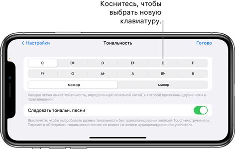 Применение песни в настройках iPhone 13