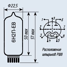 Применение радиолампы 6н2п