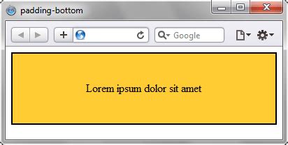 Применение свойства padding-bottom