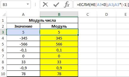 Применение функции ЛОЖЬ в формулах Excel