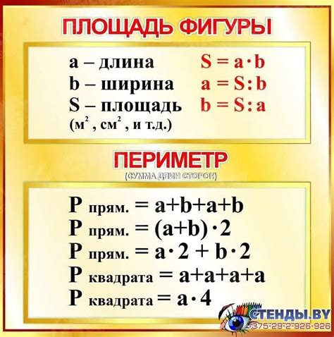 Примеры вычисления периметра комнаты по площади