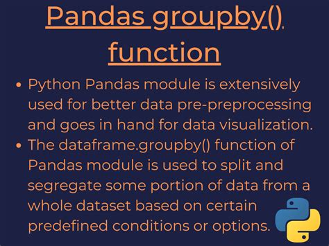 Примеры использования функции groupby в Pandas