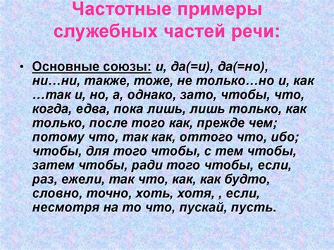 Примеры определения частей речи для школьников 2 класса