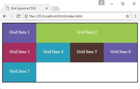 Примеры полноэкранных grid на сайтах