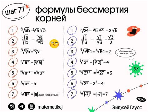 Примеры применения корня в реальной жизни