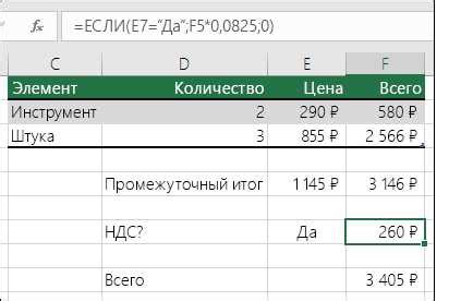 Примеры применения скидок в Excel