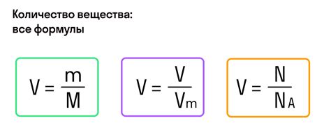 Примеры расчета молярной массы