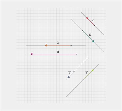 Примеры сонаправленных и коллинеарных векторов