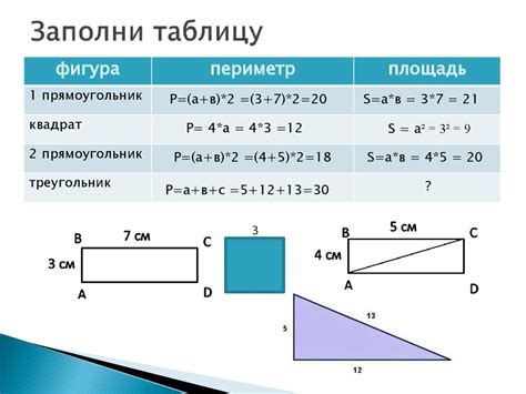 Пример вычисления периметра прямоугольного треугольника