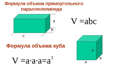 Пример расчета массы куба