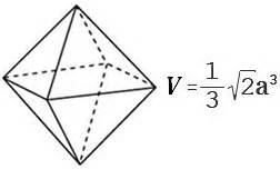 Пример расчета объема октаэдра