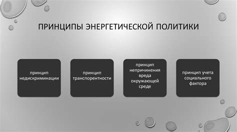 Принципы работы центра информационно-энергетической политики