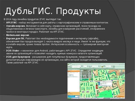 Принципы работы 2GIS