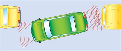 Принцип работы передних парктроников