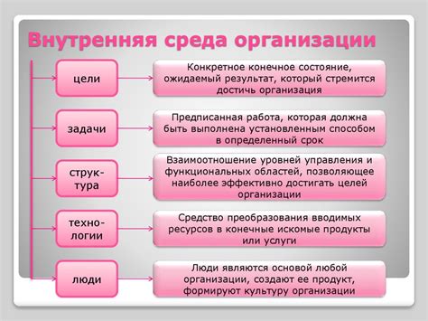 Причины влияния внешней среды на организацию